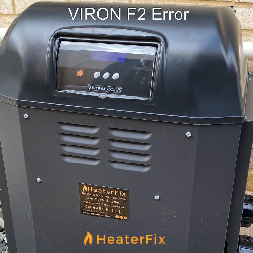 Viron Pool Spa Heater F2 Error
