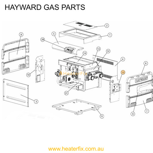 Hayward_Gas_Heater_Right_Junction_Box_-_FD