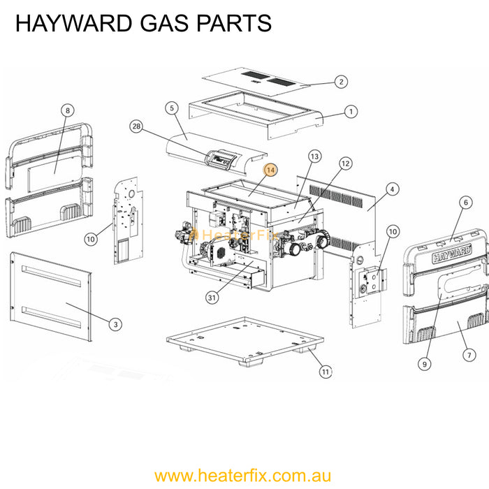 Hayward_Gas_Heater_Heat_Barrier_Panel