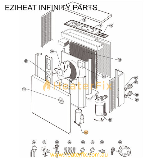 Infinity Heat Pump Compressor Part