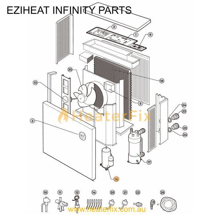 Infinity Heat Pump Compressor Part