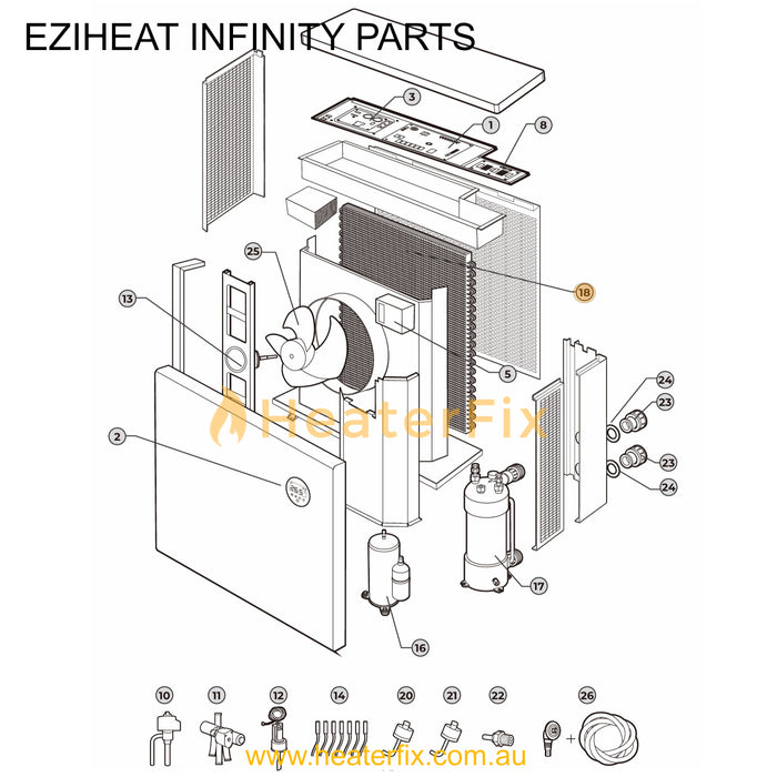 Eziheat Infinity Evaporator