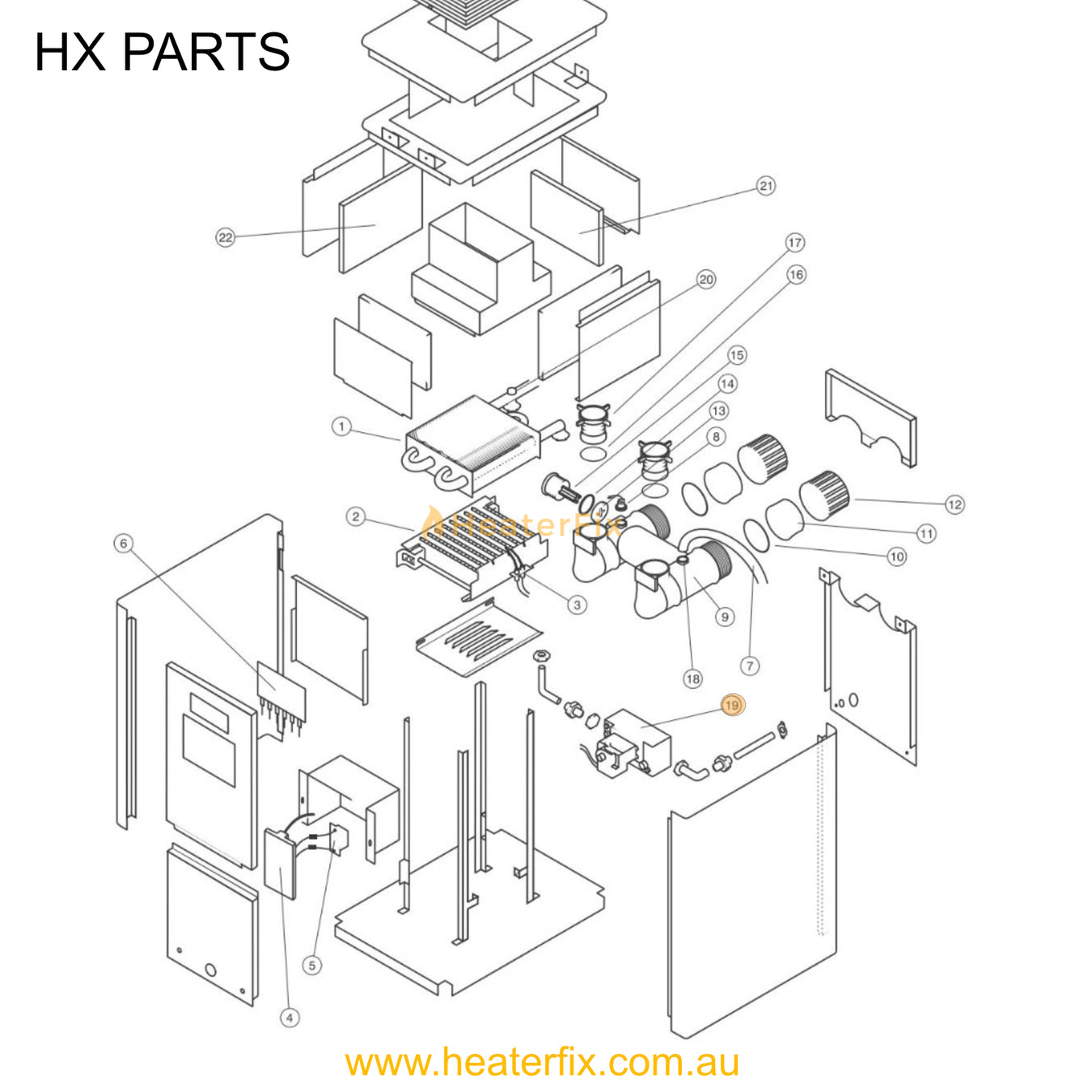 Hurlcon HX Heater Parts