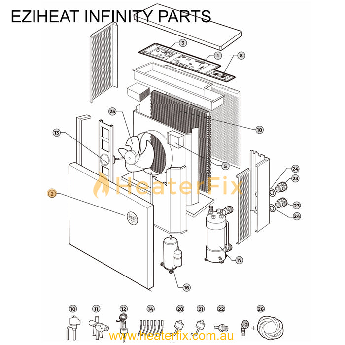 Infinity Heat Pump Part Touchpad