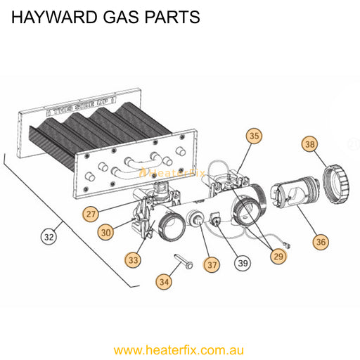 Hayward_Gas_Heater_Header_Assembly_Kit