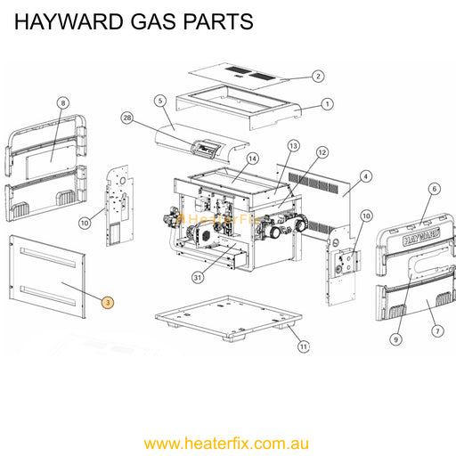 _Hayward_Gas_Heater_One_Screw_Front_Access_Door