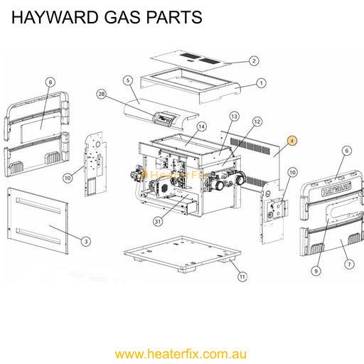 _Hayward_Gas_Heater_Rear_Access_Door_Assembly