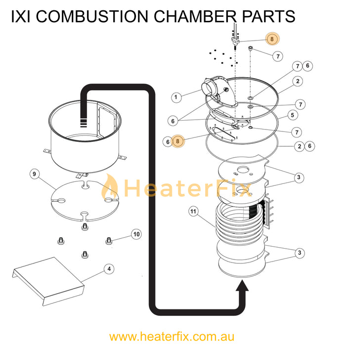 AstralPool IXI Ignitor Kit - Heater Spare Part