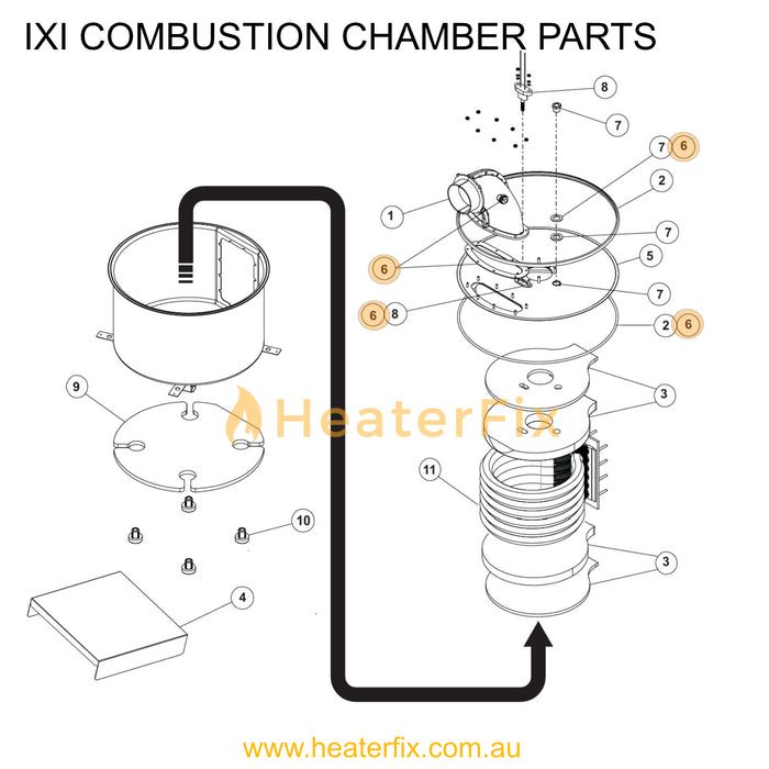 AstralPool IXI Gasket Kit - Heater Spare Part