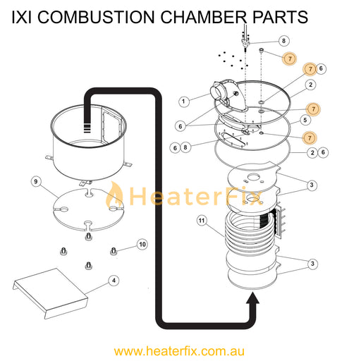 AstralPool IXI Sight Glass Kit - Heater Spare Part