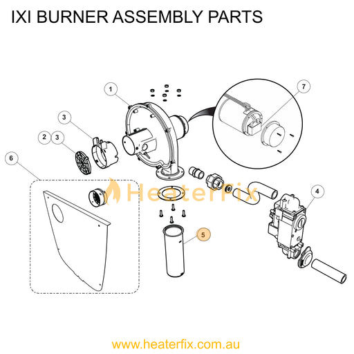 AstralPool IXI Burner Kit - Heater Spare Part