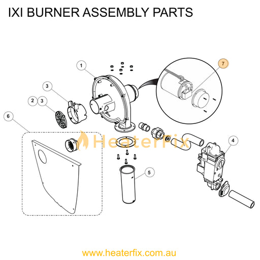AstralPool IXI Capacitor Kit - Heater Spare Part