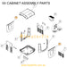 AstralPool IXI Heater Front Or Back Panel Kit - Heater Spare Part