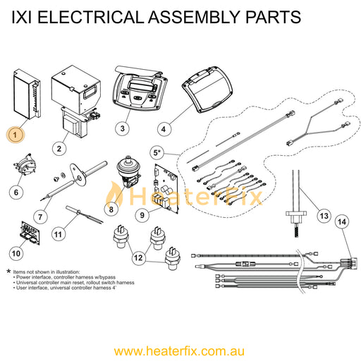 AstralPool IXI Ignition Control Kit - Heater Spare Part