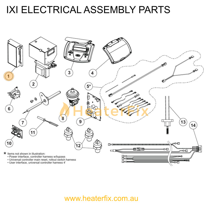 AstralPool IXI Ignition Control Kit - Heater Spare Part