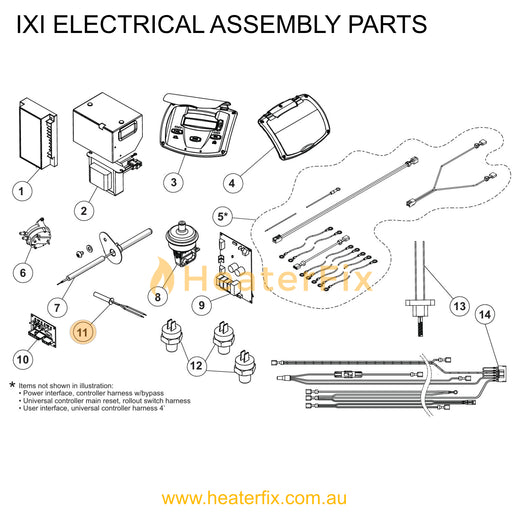 AstralPool IXI Temperature Sesnor Kit - Heater Spare Part