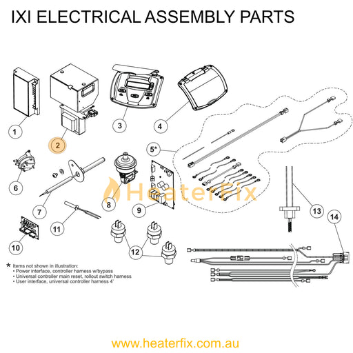 AstralPool IXI Trasnformer Kit - Heater Spare Part
