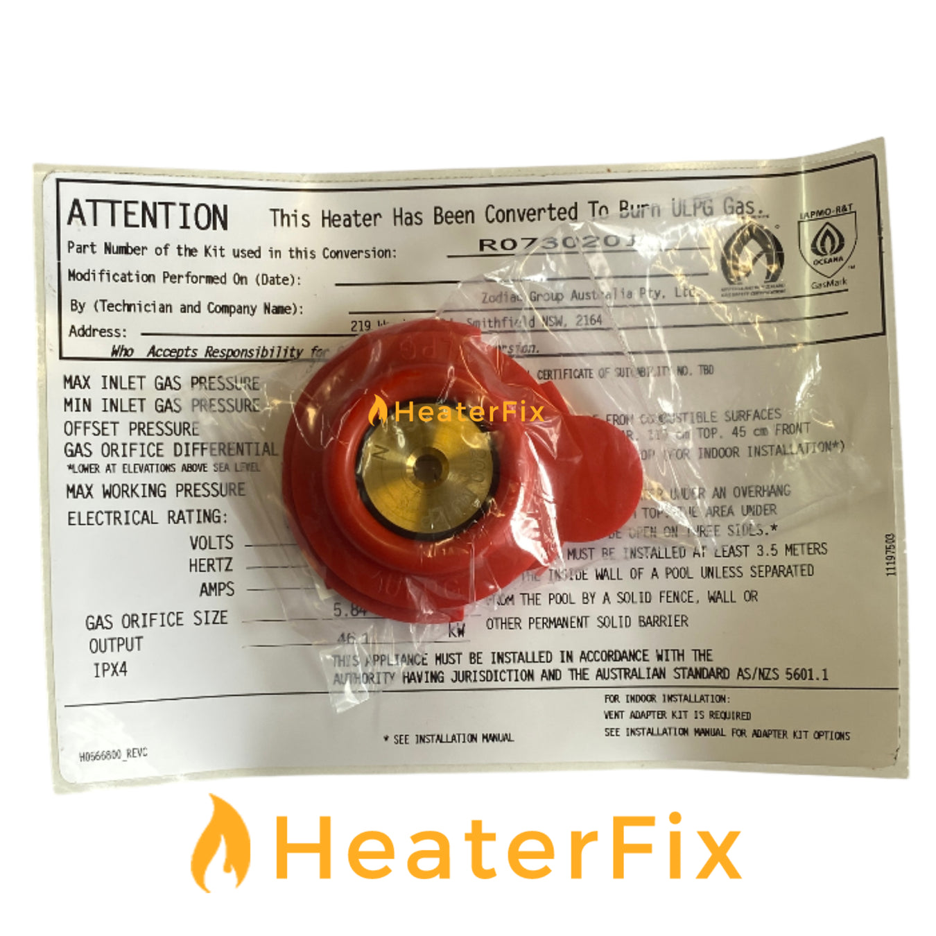 IXI Heater Parts
