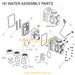 AstralPool IXI Flow Plate Assembly - Heater Spare Part