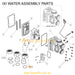 AstralPool IXI Universal Half Union Kit ( I Ea, Requires 2 Kits For Full Unit Replacement) - Heater Spare Part