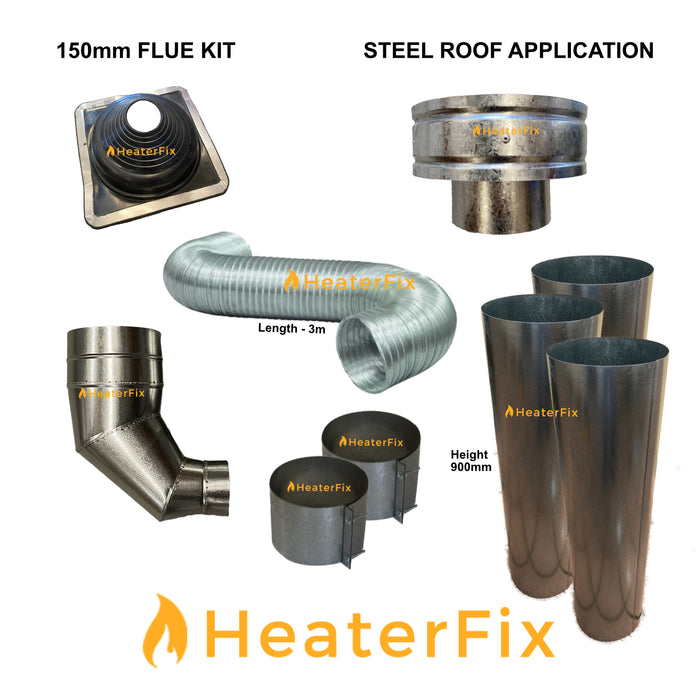 AstralPool IXI200 IXI370 Gas Heater Flue Kit