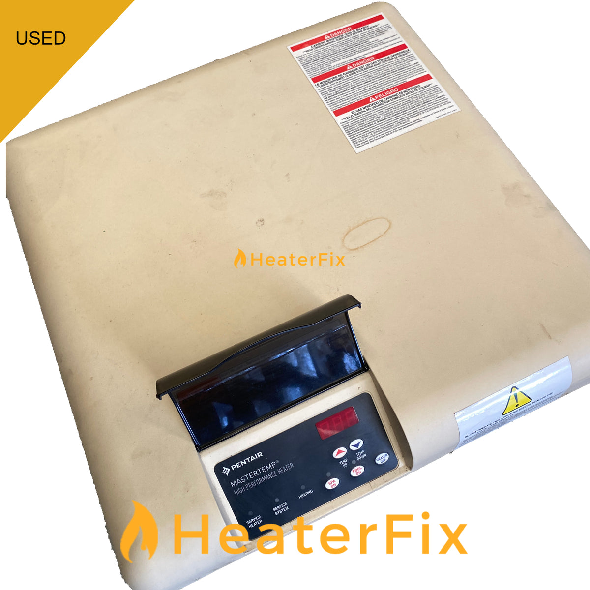 Mastertemp 300HD Gas Pool Heater Top with Digital PCB - USED ...