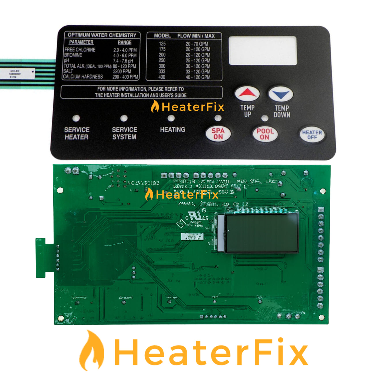 Pentair Mastertemp 125 Gas Heater Parts