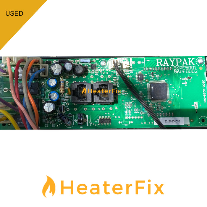 Raypak Gas Pool Heater Display PCB Touchpad - USED