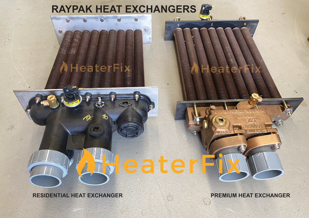Raypak Heat Exchangers Residential & Premium